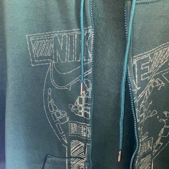 Y2K Graphic Green Zip up Hoodie - Picture 2 of 3